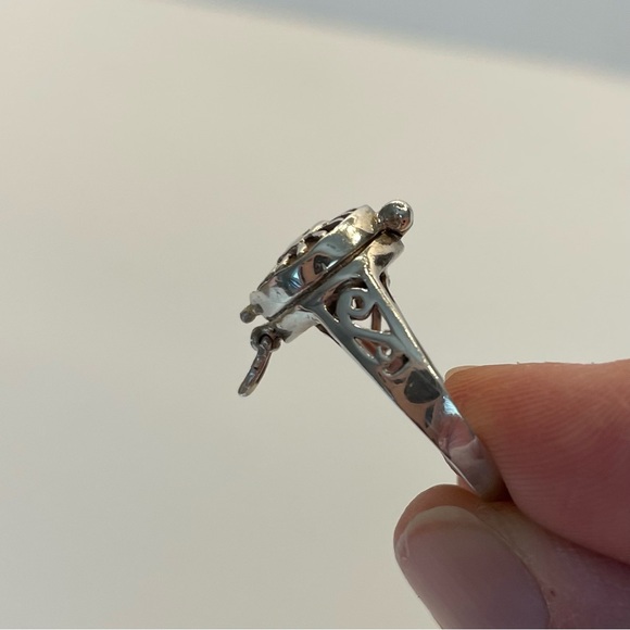 Sterling Silver Celestial Sun Compartment Ring, Size 7 - Picture 3 of 7